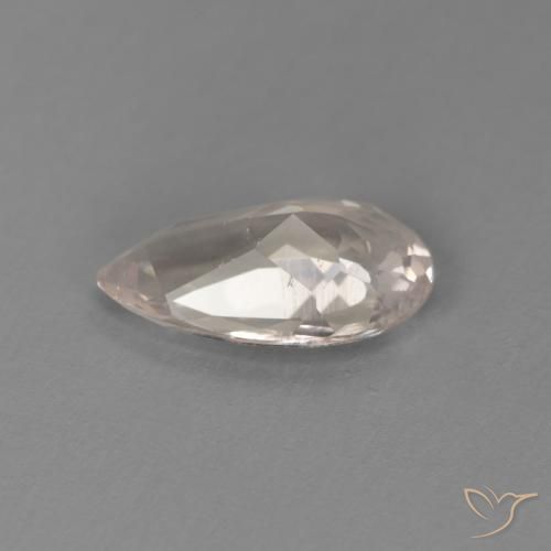 Morganita rosa médio Natural 0.92ct, Formato de pêra, VVS-VS