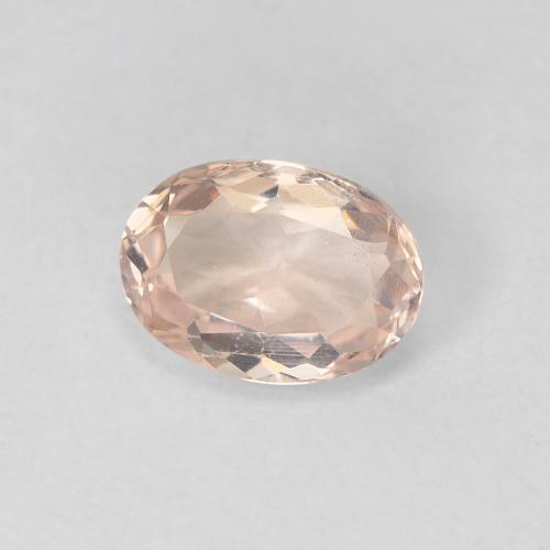 Morganita rosa natural 0,87ct, corte oval, VS