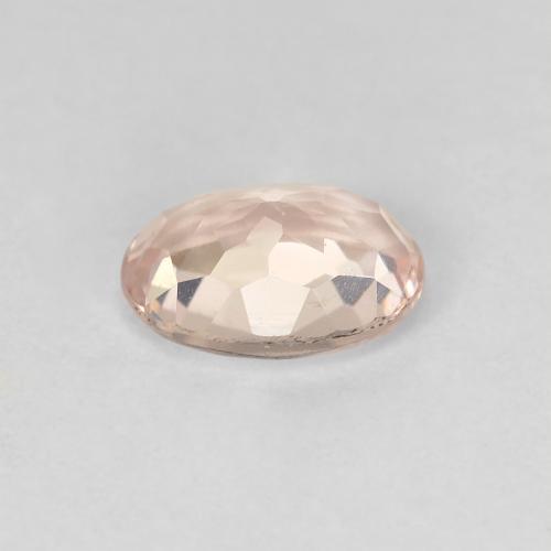 Morganita rosa natural 0,87ct, corte oval, VS