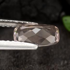 Morganita rosa natural 0,82ct, almofada cortada, VVS