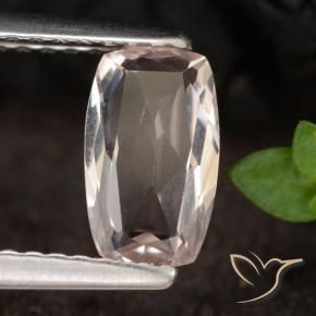 Morganita rosa médio Natural 0.80ct, Almofada, VVS-VS