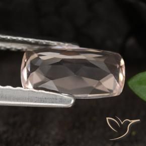 Morganita rosa médio Natural 0.80ct, Almofada, VVS-VS