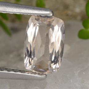 Morganita rosa natural 0,84ct, almofada cortada, VVS-VS