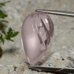 Morganita Rosa Claro Rosa Natural 5.49ct, Formato de pêra, Transparente