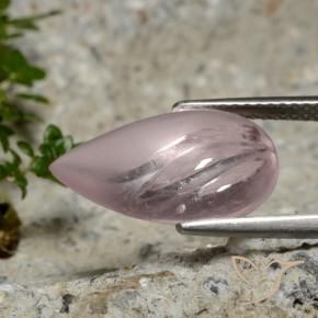 Morganita Rosa Claro Rosa Natural 5.49ct, Formato de pêra, Transparente