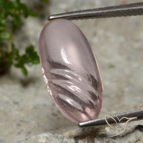 Morganita Rosa coral claro Natural 4.80ct, oval, Transparente