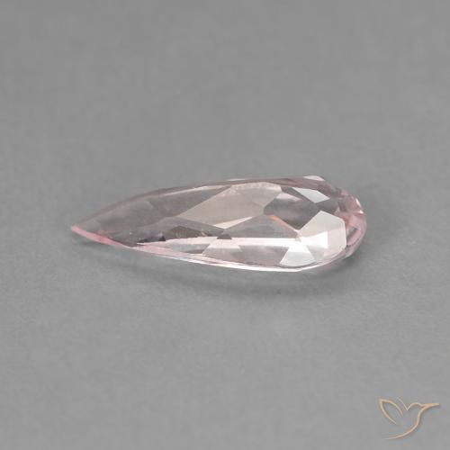 Morganita Luz rosa Natural 1.02ct, Formato de pêra, VVS-VS