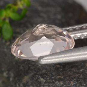 Morganita rosa natural 1,05ct, corte oval, VVS-VS