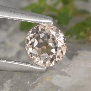 Morganita Luz rosa Natural 0.32ct, Corte Redondo, VS