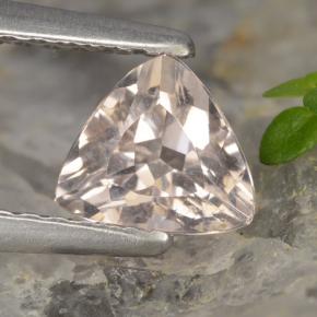 Morganita rosa natural 0,56ct, trillion, VS