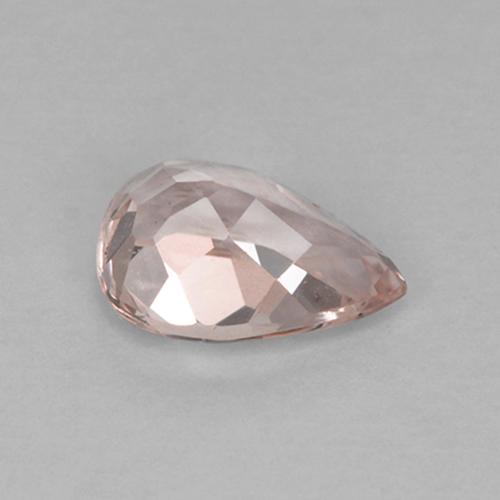 Morganita rosa natural 0,57ct, formato de pêra, VVS