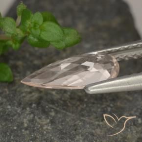 Morganita Rosa salmão Natural 0.56ct, Formato de pêra, VVS