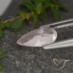 Morganita Rosa Flamingo Natural 0.47ct, Formato de pêra, VS