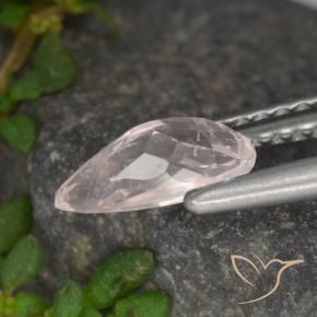 Morganita Tom Rosa Rosa Natural 0.69ct, Formato de pêra, VVS