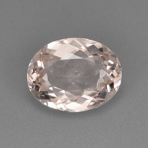 Morganita rosa natural 2,31ct, corte oval, VS