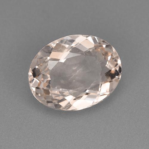 Morganita rosa natural 2,31ct, corte oval, VS