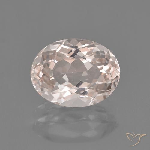 2.43ct Natural Rosa bem claro Morganita, oval, VS