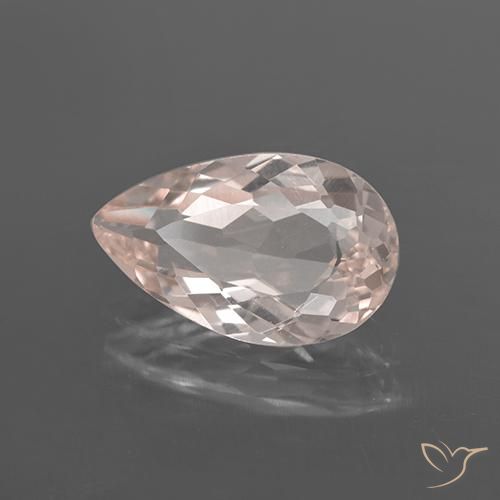 Morganita Luz rosa Natural 2.09ct, Formato de pêra, VS