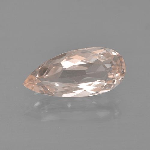Morganita Rosa salmão Natural 2.26ct, Formato de pêra, VVS-VS