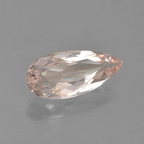 Morganita Rosa salmão Natural 2.26ct, Formato de pêra, VVS-VS