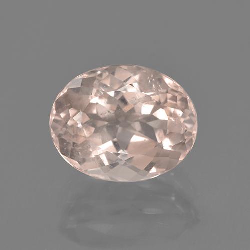 Morganita rosa natural 2,73ct, corte oval, VS