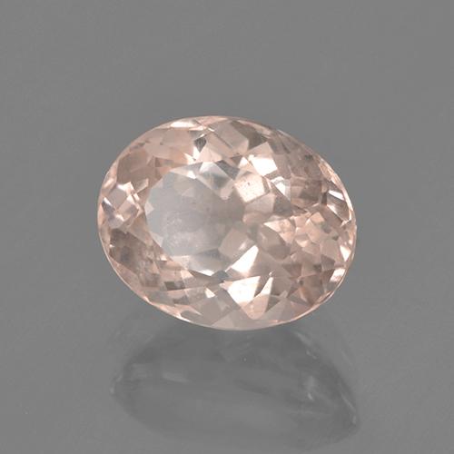 Morganita rosa natural 2,73ct, corte oval, VS