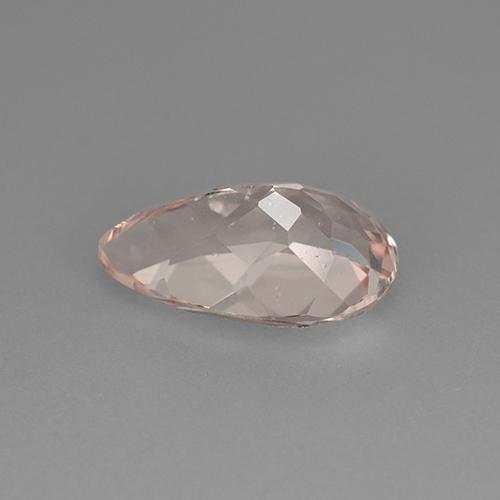 Morganita rosa natural 2,38ct, formato de pêra, VVS-VS