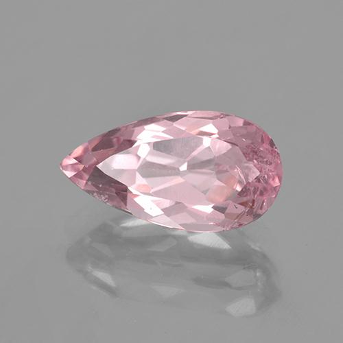 Morganita rosa natural 2,52ct, formato de pêra, VS