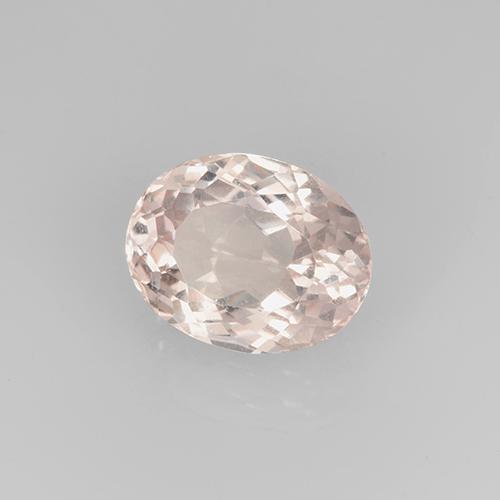 Morganita rosa natural 2,66ct, corte oval, VVS-VS