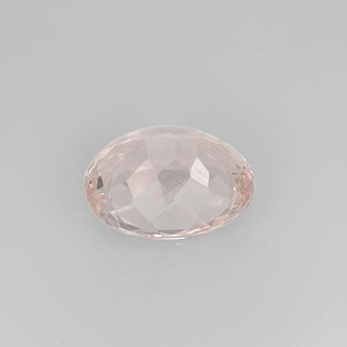 Morganita rosa natural 2,66ct, corte oval, VVS-VS