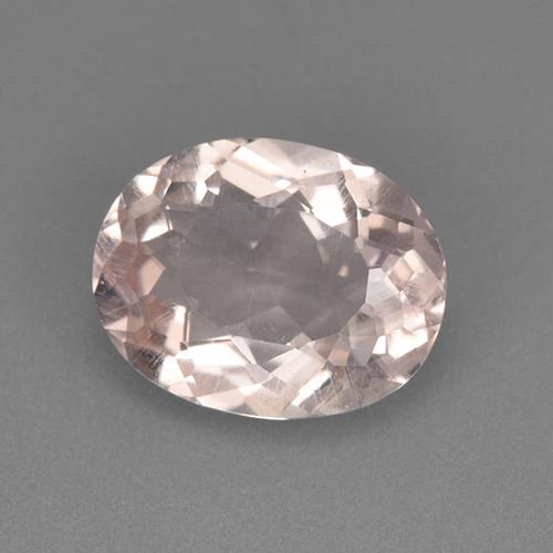 Morganita rosa natural 2,87ct, corte oval, VS