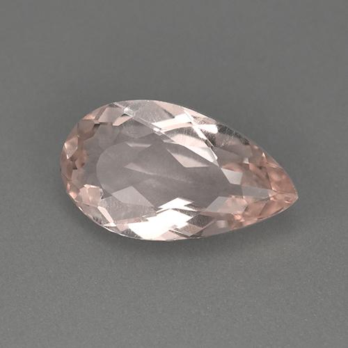 Morganita rosa natural 2,04ct, formato de pêra, VVS-VS