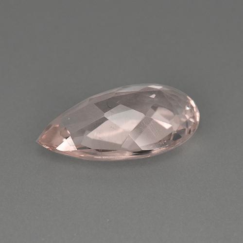 Morganita rosa natural 2,04ct, formato de pêra, VVS-VS