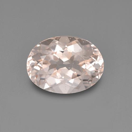 Morganita rosa natural 2,18ct, corte oval, VS