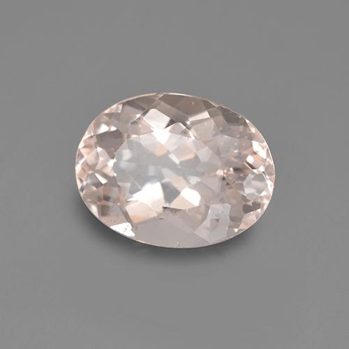 Morganita rosa natural 2,18ct, corte oval, VS