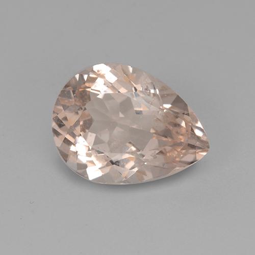Morganita rosa natural 2,59ct, formato de pêra, VS