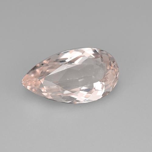 Morganita Luz rosa Natural 2.52ct, Formato de pêra, VS