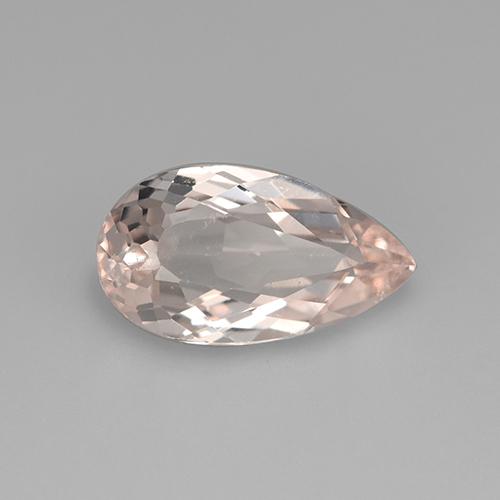 Morganita Luz rosa Natural 2.52ct, Formato de pêra, VS