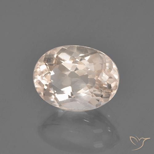 Morganita rosa médio Natural 2.54ct, oval, VS