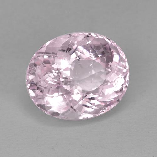 Morganita rosa natural 4,28ct, corte oval, VS