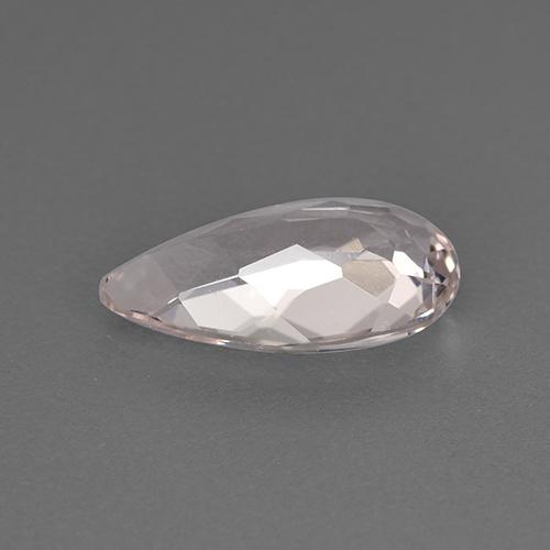 Morganita rosa natural 1,11ct, formato de pêra, VVS-VS