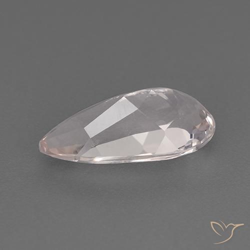 Morganita Rosa Flamingo Natural 1.77ct, Formato de pêra, VVS-VS