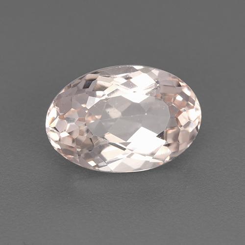 Morganita rosa médio Natural 1.60ct, Corte Oval, VVS-VS