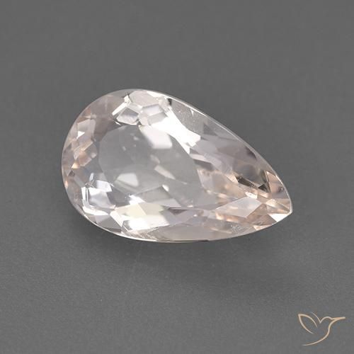 Morganita Rosa salmão Natural 1.68ct, Formato de pêra, VVS-VS