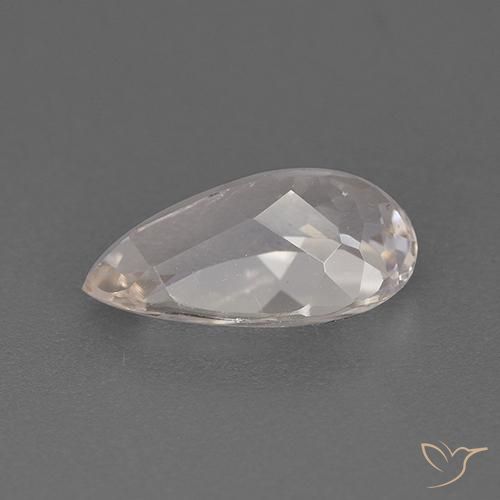 Morganita Rosa salmão Natural 1.68ct, Formato de pêra, VVS-VS