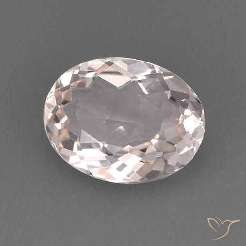 Morganita Rosa Médio Claro Natural 1.64ct, oval, VVS-VS
