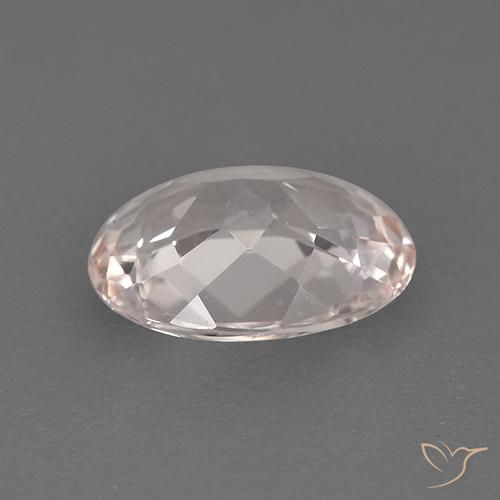 Morganita Rosa Médio Claro Natural 1.64ct, oval, VVS-VS