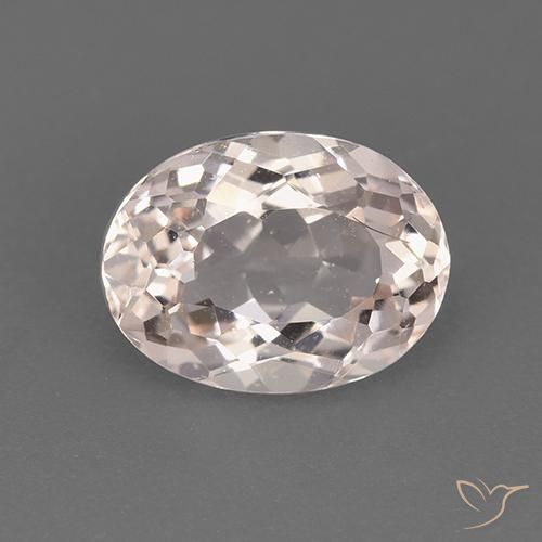 1.76ct Natural Rosa salmão Morganita, oval, VS