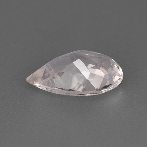 Morganita rosa natural 1,13ct, formato de pêra, VS