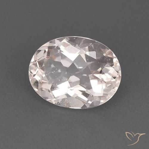 Morganita Branco Natural 1.79ct, oval, VS